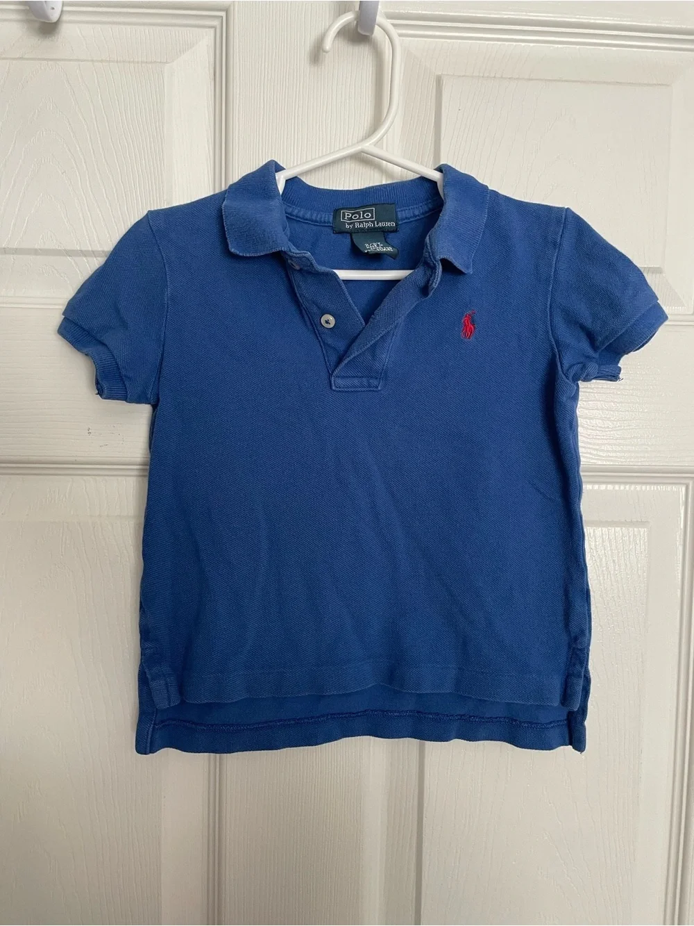 Polo by Ralph Lauren 100% Cotton 2T Kids Blue Short-Sleeve Polo Shirt